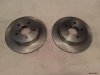 2 x Front Brake Disc for Chrysler Grand Voyager 2001-2007 Drum brake BBD/RG/003A